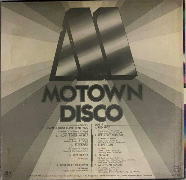 Various : Motown Disco (LP, Comp)