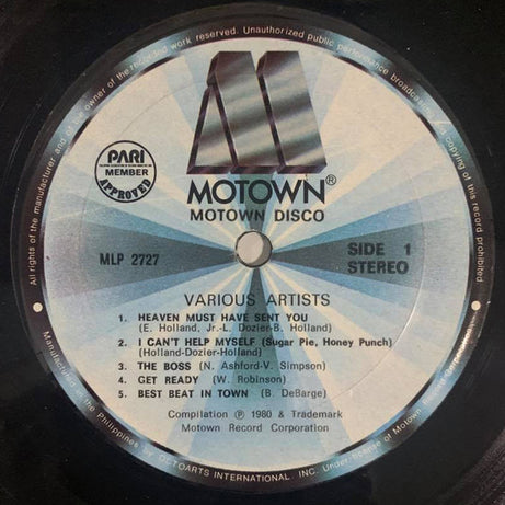 Various : Motown Disco (LP, Comp)