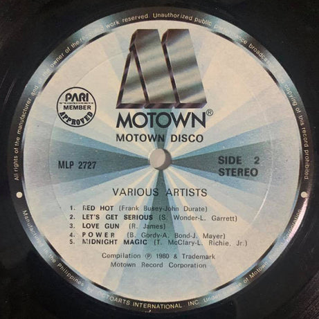 Various : Motown Disco (LP, Comp)
