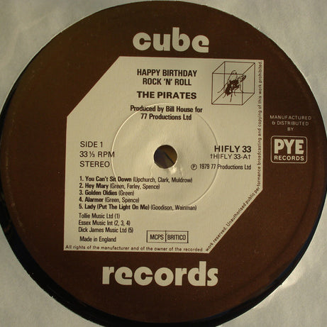 The Pirates (3) : Happy Birthday Rock´N´Roll (LP, Album + 7", S/Sided, Fle)