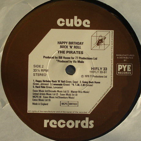 The Pirates (3) : Happy Birthday Rock´N´Roll (LP, Album + 7", S/Sided, Fle)