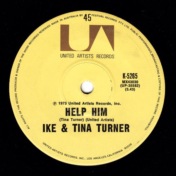 Ike & Tina Turner : Nutbush City Limits (7", Single)