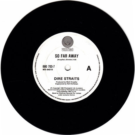 Dire Straits : So Far Away (7", Single)