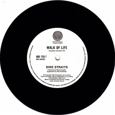 Dire Straits : So Far Away (7", Single)