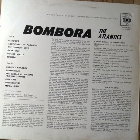 The Atlantics : Bombora (LP, Album, Mono)