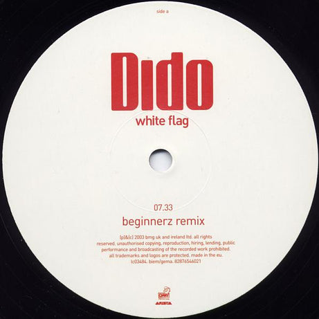 Dido : White Flag (12", Single)