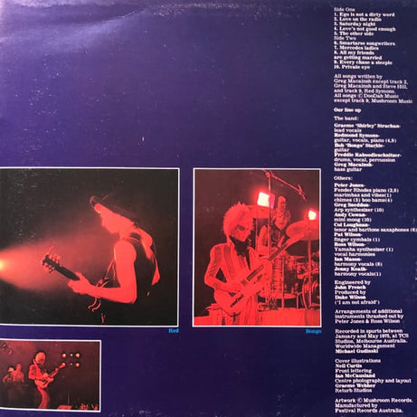 Skyhooks : Ego Is Not A Dirty Word (LP, Album, Gat)