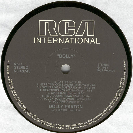 Dolly Parton : Dolly (LP, Comp)