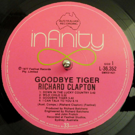 Richard Clapton : Goodbye Tiger (LP, Album)