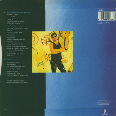 U2 : Who's Gonna Ride Your Wild Horses (7", Single, Pap)