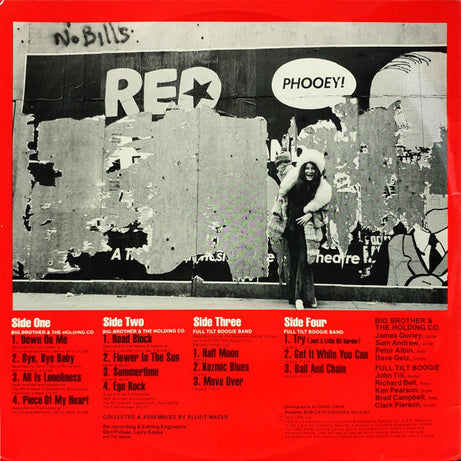 Janis Joplin : Joplin In Concert (2xLP, Album, Gat)