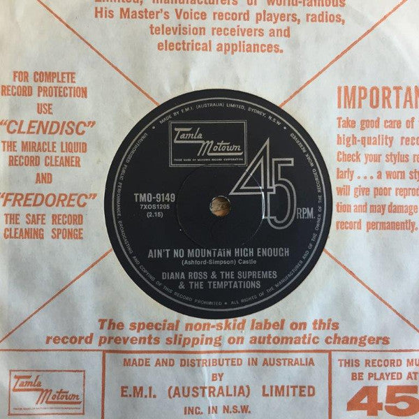 The Supremes & The Temptations : The Rhythm Of Life (7", Single)