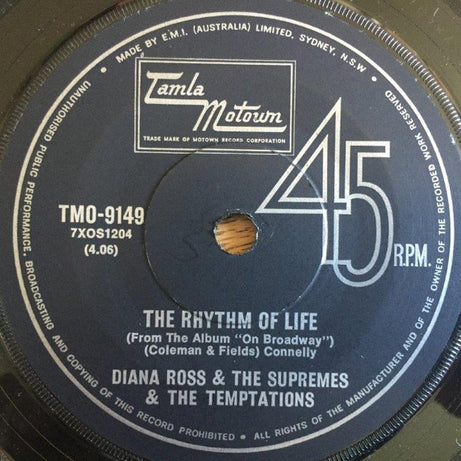 The Supremes & The Temptations : The Rhythm Of Life (7", Single)