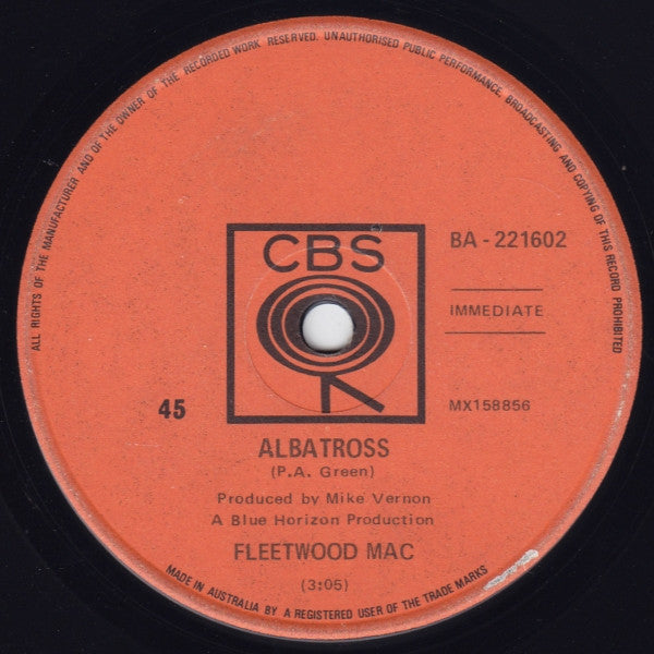 Fleetwood Mac : Albatross (7", Single)