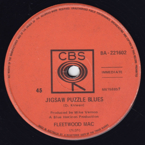 Fleetwood Mac : Albatross (7", Single)