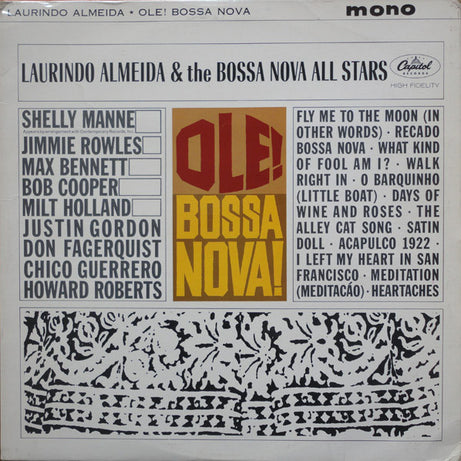 Laurindo Almeida & The Bossa Nova Allstars : Ole! Bossa Nova! (LP, Album, Mono)
