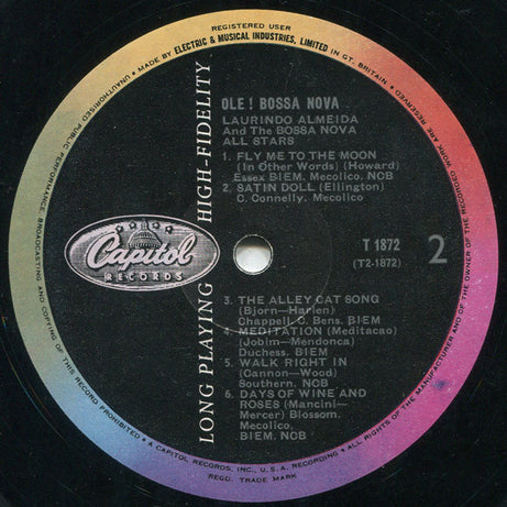 Laurindo Almeida & The Bossa Nova Allstars : Ole! Bossa Nova! (LP, Album, Mono)