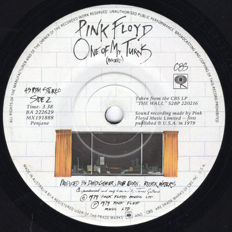 Pink Floyd : Another Brick In The Wall (Part II) (7", Single, Pen)