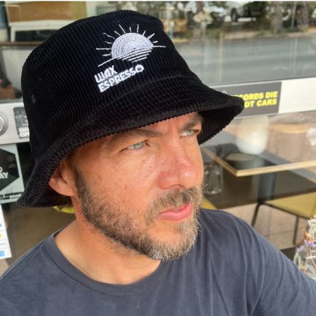 Wax Espresso Cord Bucket Hat