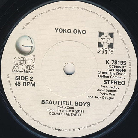 John Lennon : Woman (7", Single, Yel)