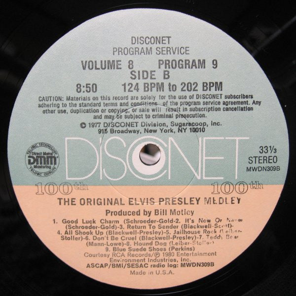 Various : Volume 8 Program 9 (100th Program Anniversary Issue) (2x12", P/Mixed)