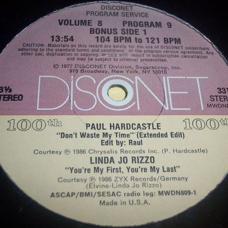 Various : Volume 8 Program 9 (100th Program Anniversary Issue) (2x12", P/Mixed)