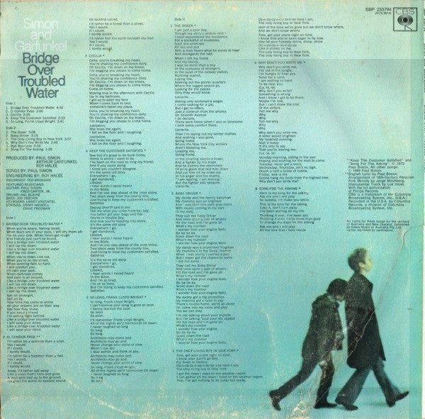 Simon & Garfunkel : Bridge Over Troubled Water (LP, Album)