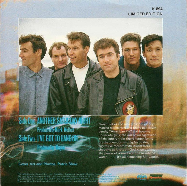 The Cockroaches : Another Saturday Night (7", Single, Ltd)