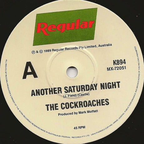 The Cockroaches : Another Saturday Night (7", Single, Ltd)