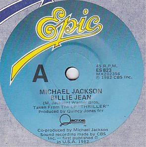 Michael Jackson : Billie Jean (7", Single)