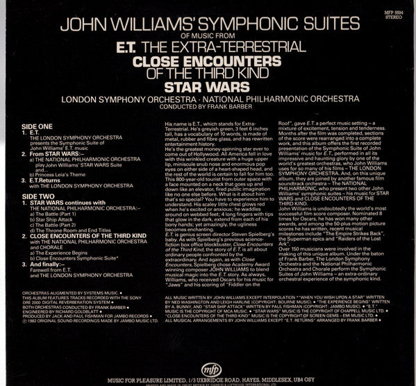 John Williams (4) : John Williams' Symphonic Suites (LP)