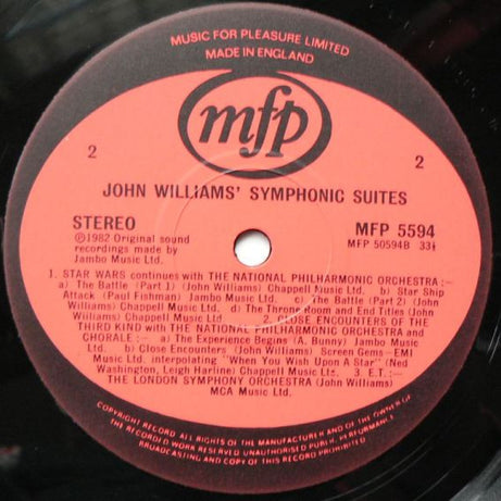 John Williams (4) : John Williams' Symphonic Suites (LP)