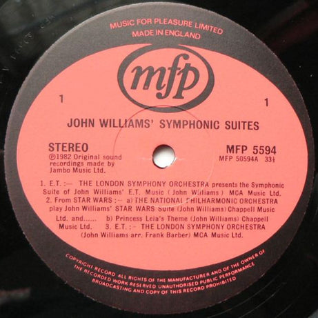 John Williams (4) : John Williams' Symphonic Suites (LP)