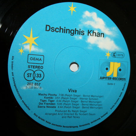 Dschinghis Khan : Viva (LP, Album)