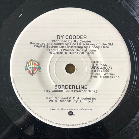 Ry Cooder : The Girls From Texas (7", Single)
