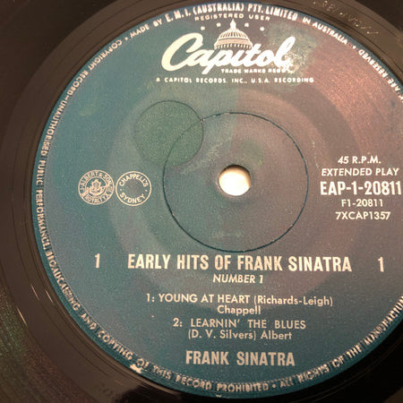 Frank Sinatra : Early Hits Of Frank Sinatra No. 1 (7", EP)