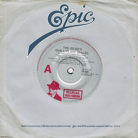 Go-Go's : Our Lips Are Sealed (7", Single)