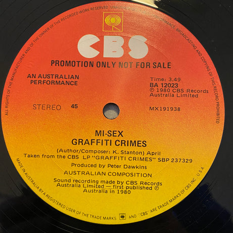 Mi-Sex : Computer Games (12", Maxi, Ltd, Promo)