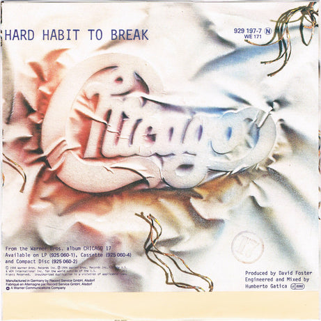 Chicago (2) : Hard Habit To Break (7", Single)