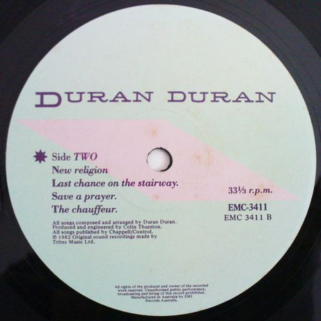 Duran Duran : Rio (LP, Album)