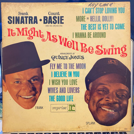 Frank Sinatra • Count Basie Orchestra : It Might As Well Be Swing (LP, Album, M/Print)