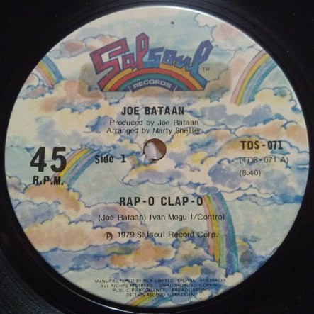 Joe Bataan : Rap - O Clap - O (12")