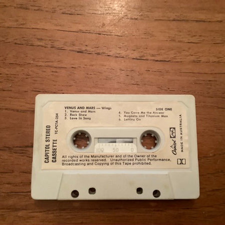 Wings (2) : Venus And Mars (Cass, Album)