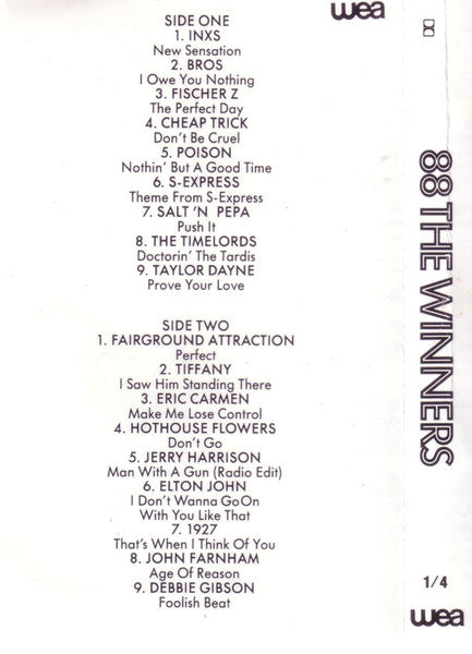 Various : 88 The Winners (Cass, Comp)