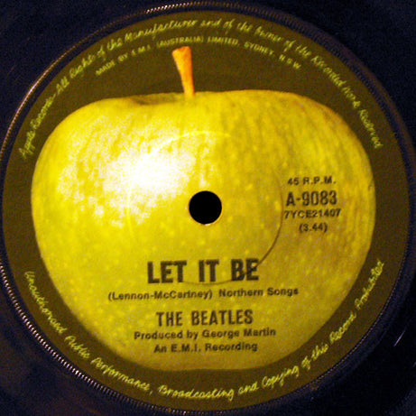 The Beatles : Let It Be (7", Mono)