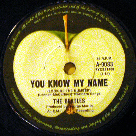 The Beatles : Let It Be (7", Mono)