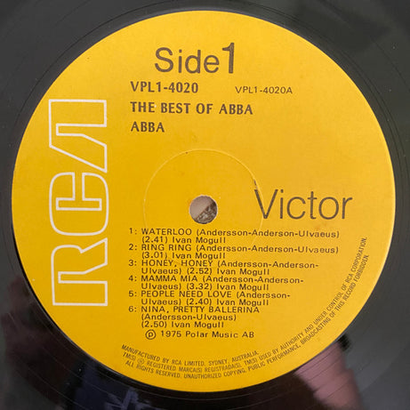 ABBA : The Best Of ABBA (LP, Comp)