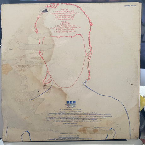 David Bowie : Aladdin Sane (LP, Album, Gat)