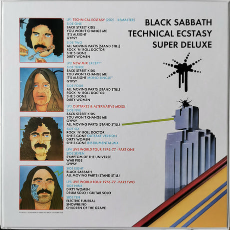 Black Sabbath : Technical Ecstasy • Super Deluxe (LP, Album, RE, RM + LP + LP + 2xLP + Box, Dlx)