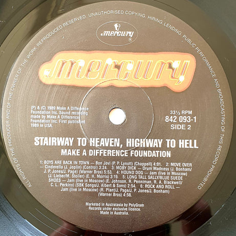 Various : Stairway To Heaven / Highway To Hell (LP, Comp)